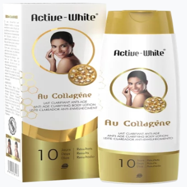 Lait clarifiant ACTIVE WHITE (Au collag�ne) - 250 ml