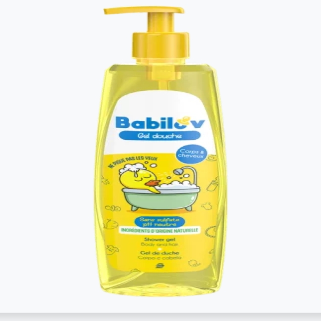 Gel douche pour b&eacute;b&eacute; et enfant BABILOV - 500 ml