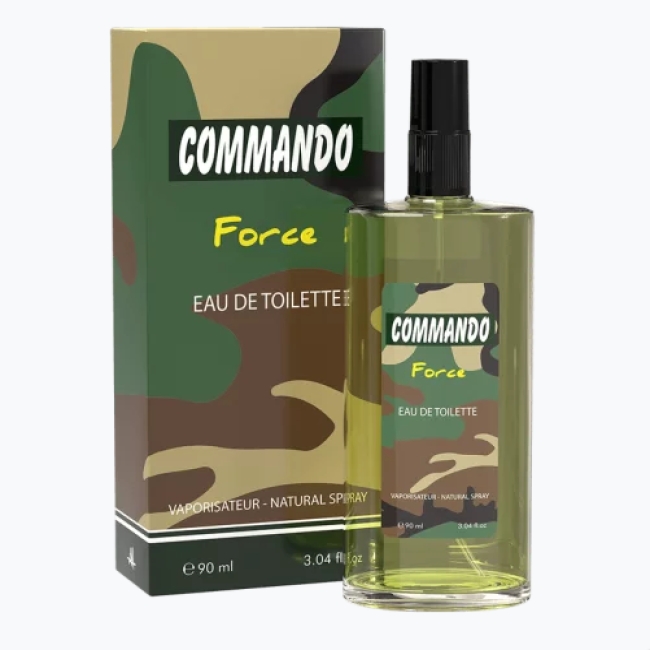 Eau de Toilette pour homme COMANDO (Force) - 90 ml