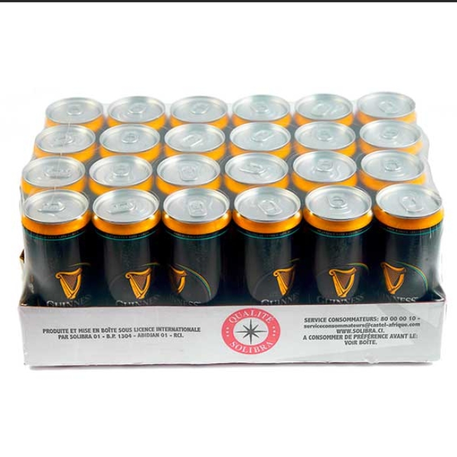 GUINNESS canette 33 cl (carton de 24)