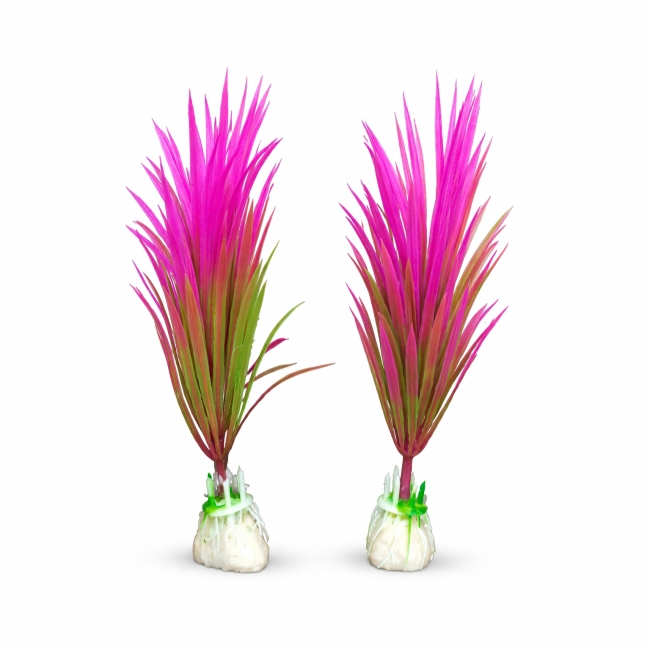 Plante artificielle  Vallisneria spiralis (inspiration botanique) -12 cm